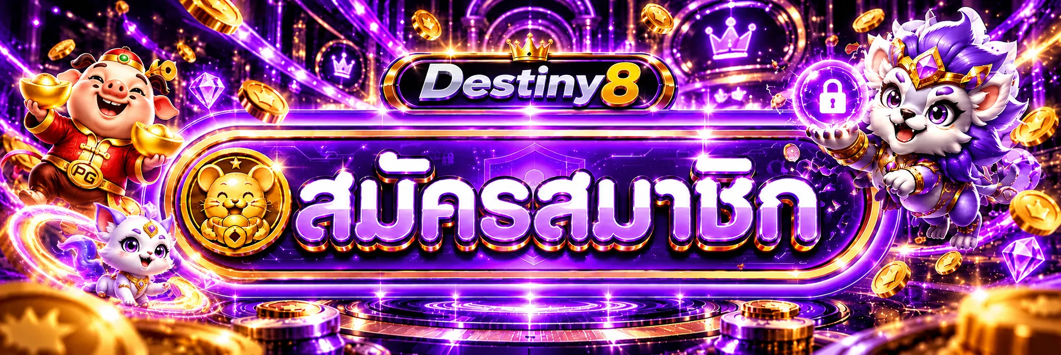 แบนเนอร์สมัครสมาชิก Destiny8 ทางเข้าเว็บหลัก